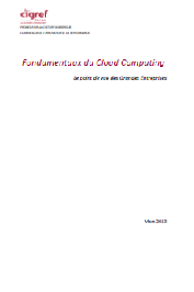 Fondamentaux du Cloud Computing - Livre blanc