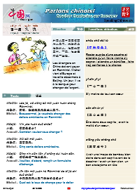 Parlons chinois - Guide de conversation en chinois - Mementos langues